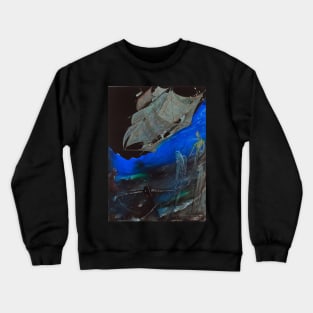 Manuscript in a Bottle - Edgar Allan Poe, Harry Clarke Crewneck Sweatshirt